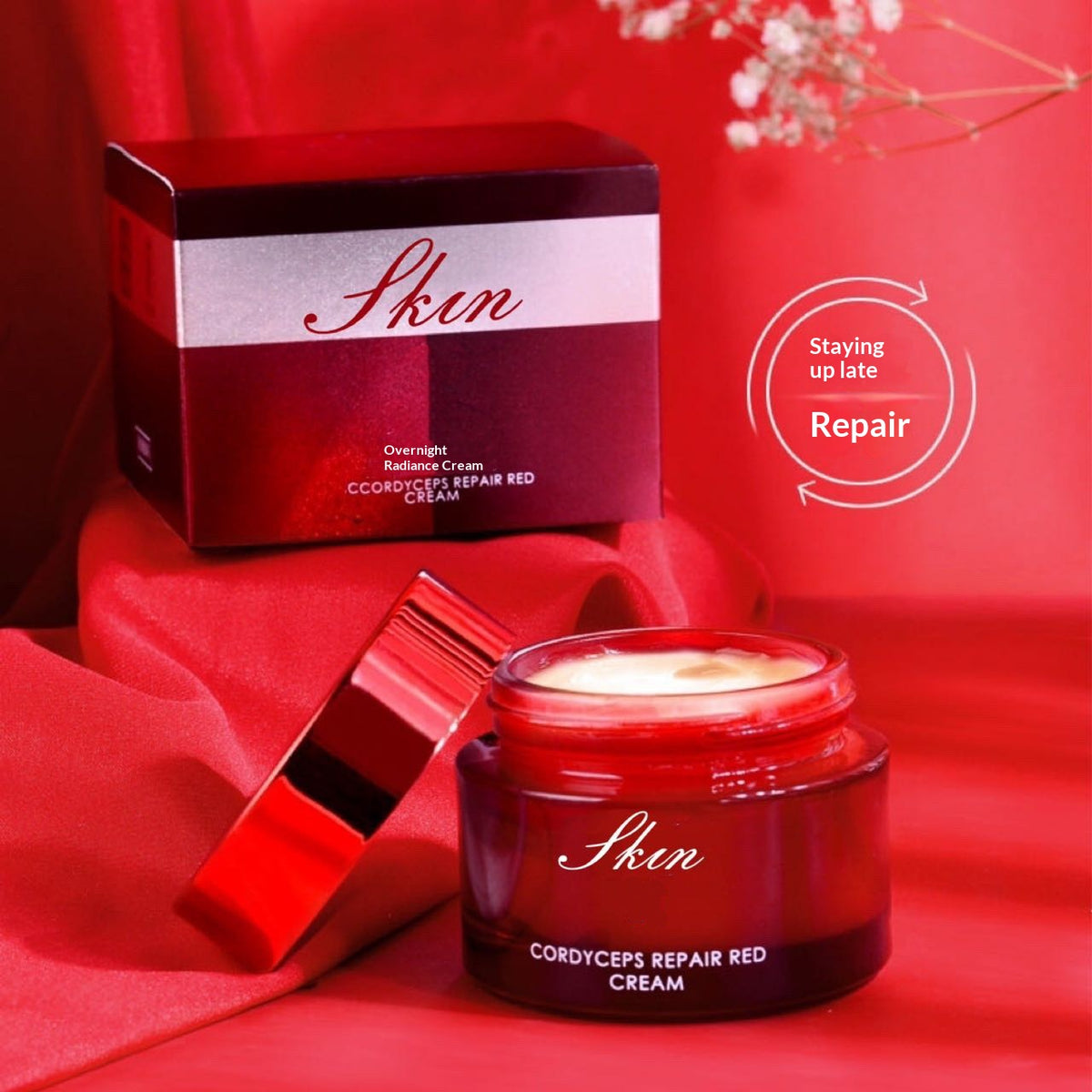 Overnight Radiance Face Cream - Hydrating Night Skincare - 50g