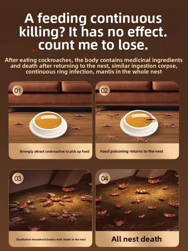 Cockroach Bait Stickers - 1 Year Pest Control Solution
