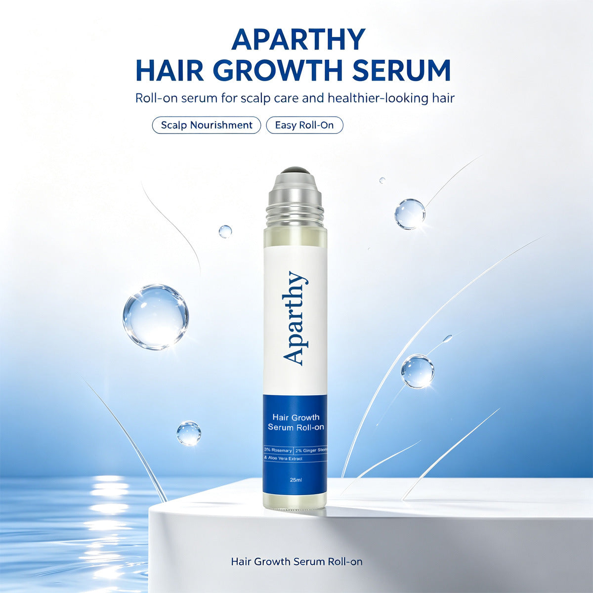 Scalp Nourishing Serum with Rosemary & Ginger
