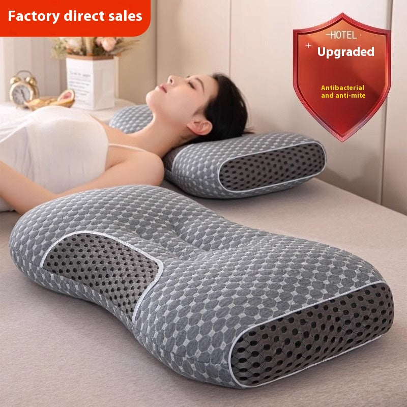 Massage Neck Pillow - Non-Collapse Cotton Pillow for Relaxation & Comfort