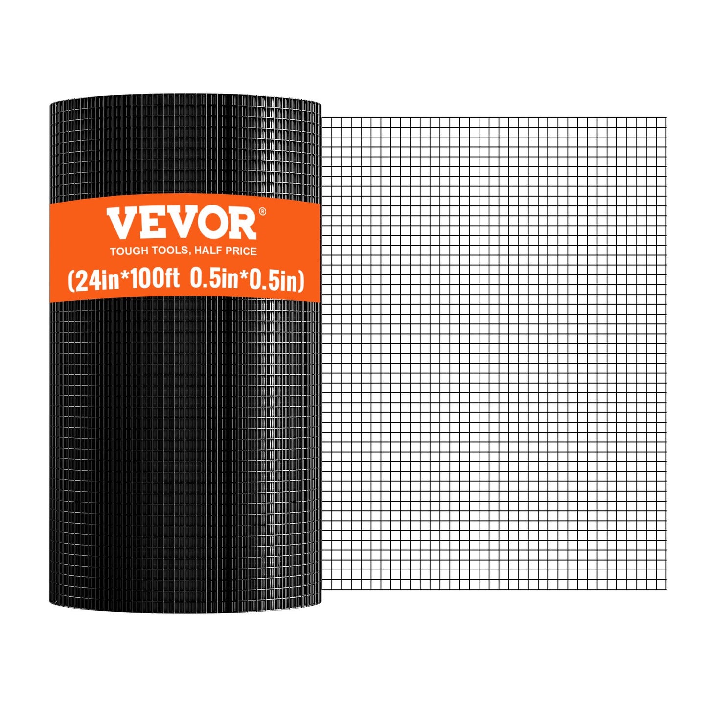 Galvanized Wire Mesh Roll 24x100 Inches for Chicken Coop Fencing Rabbit Enclosures