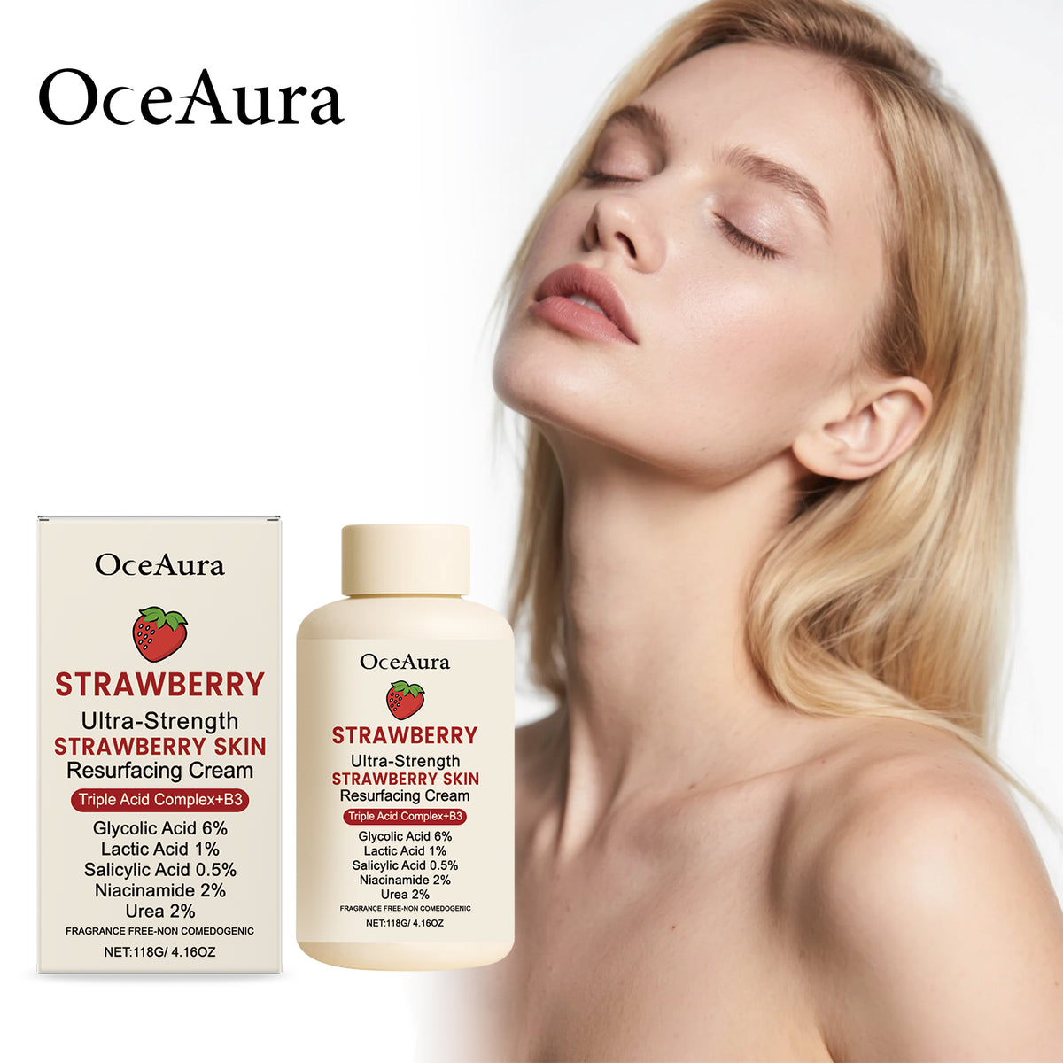 Strawberry Skin Rejuvenation Moisturizing Cream 118g