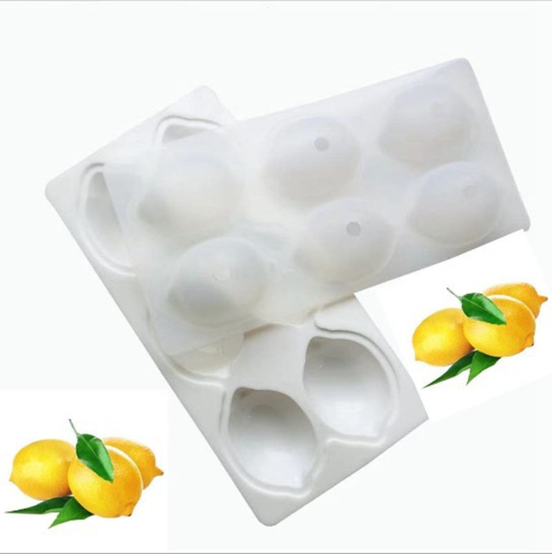 Silicone Fruit Candle Mold for Baking and Crafting - Assorted Shapes & Sizes