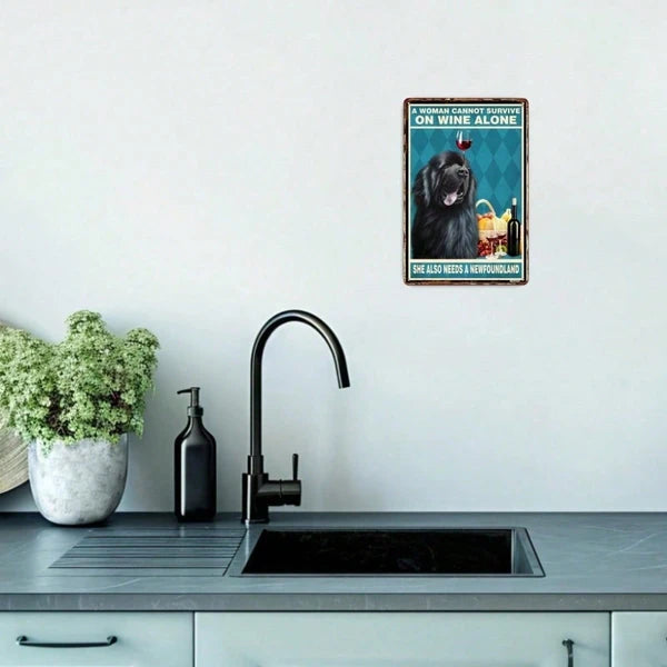 Metal Tin Sign Wall Decoration - 20 cm x 20 cm