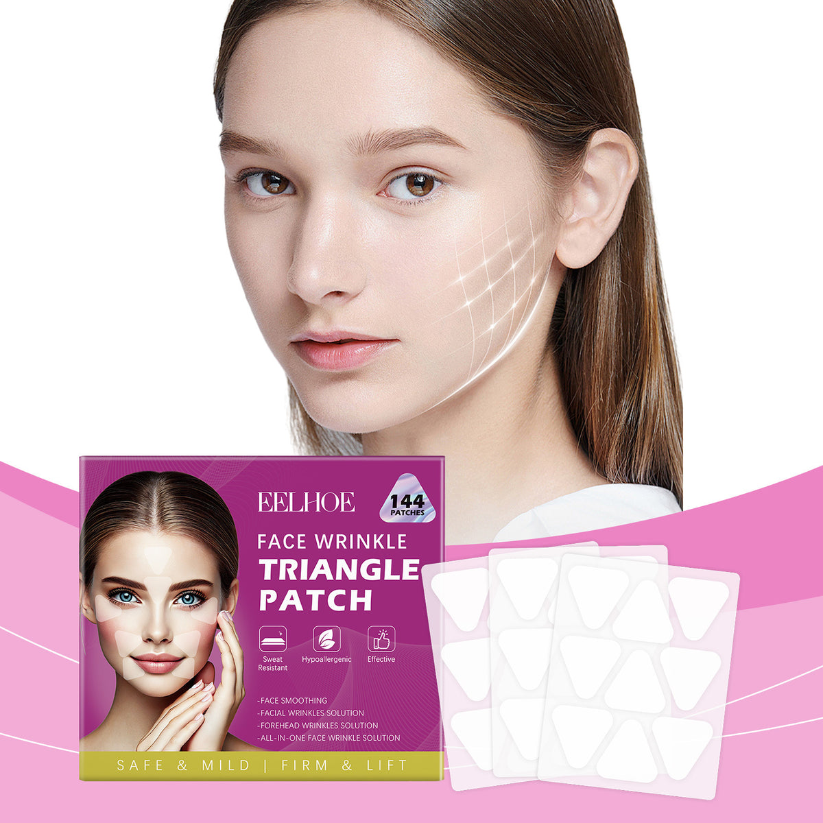 Facial Skin Fine Lines Nursing Adhesive Bandage