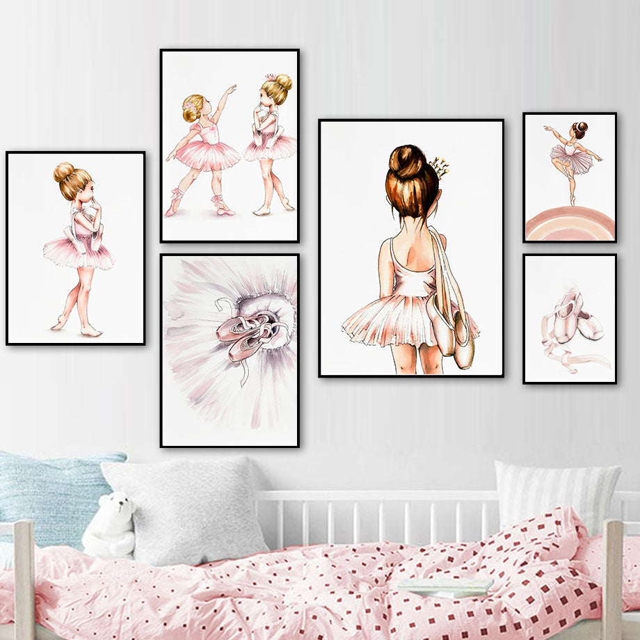 Children's Room Art Canvas Posters - Kids Bedroom Wall Decor