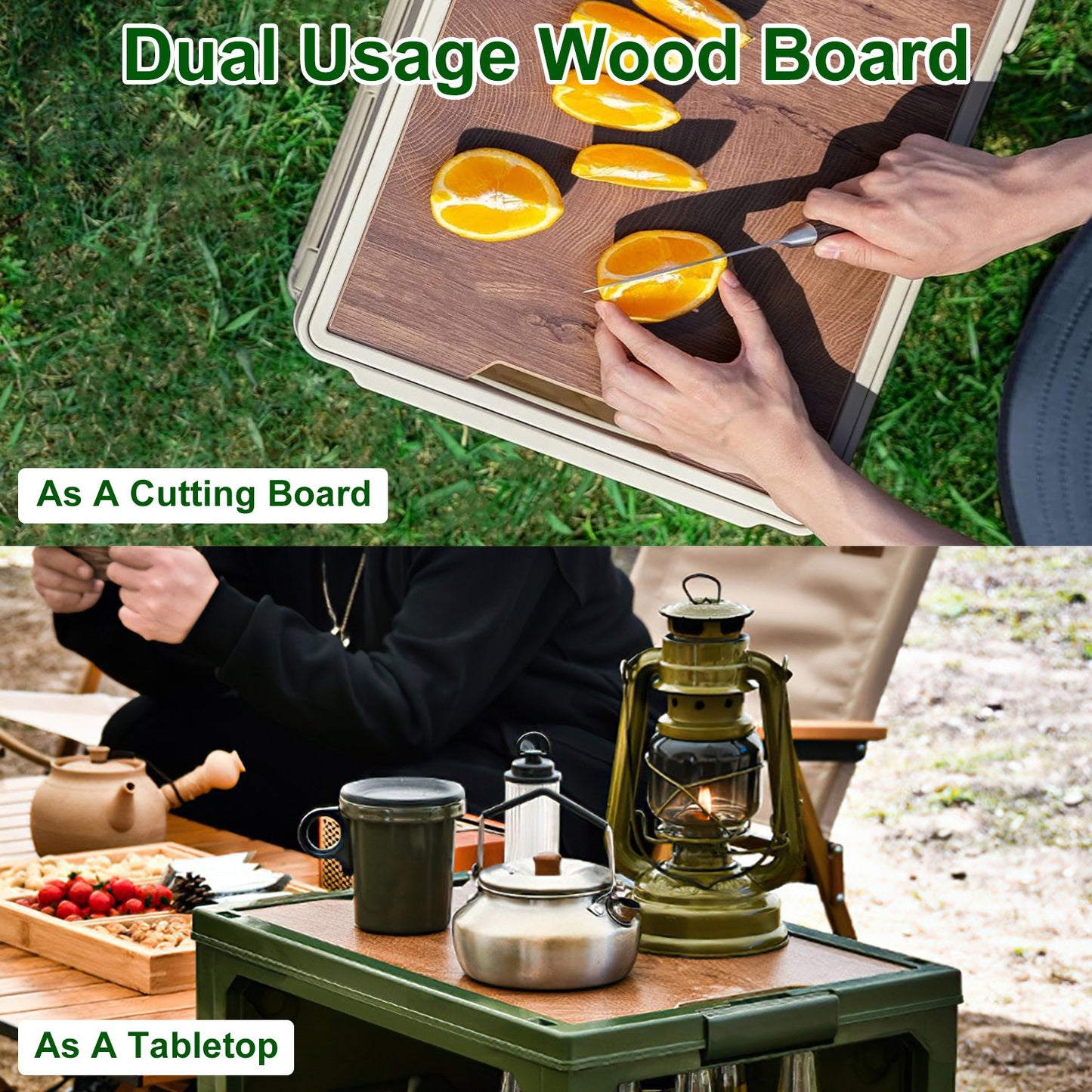 1Pc Folding Storage Bin For Home OrganizationCamping Collapsible