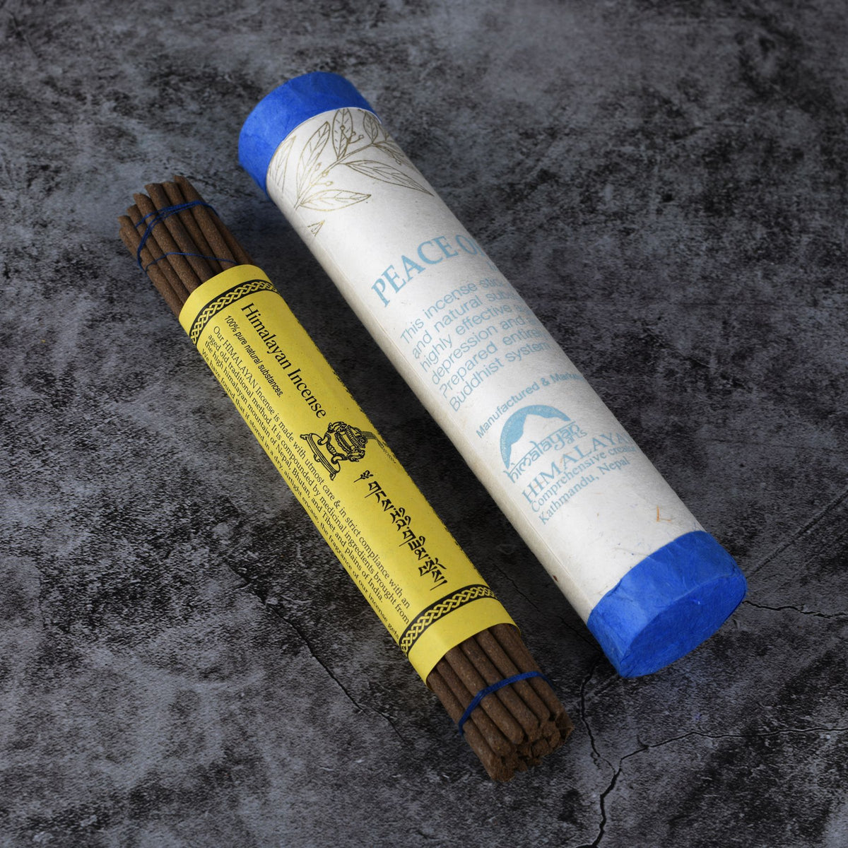 Himalayan Art Yoga Barrel Meditation Joss Stick Set - 30 Fragrant Incense Sticks
