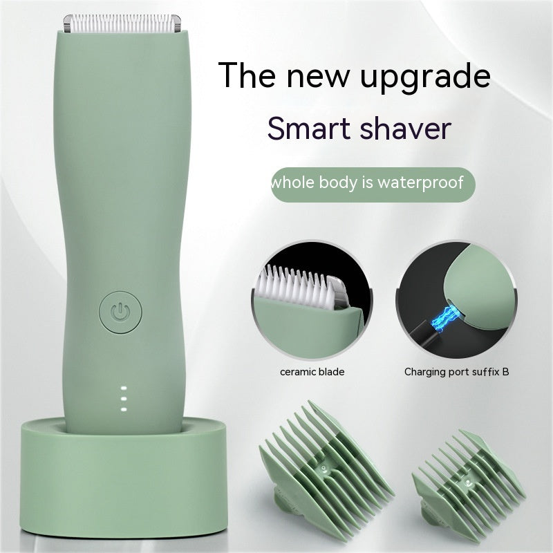 Body Hair Shaver - USB Rechargeable Trimmer with Limit Combs