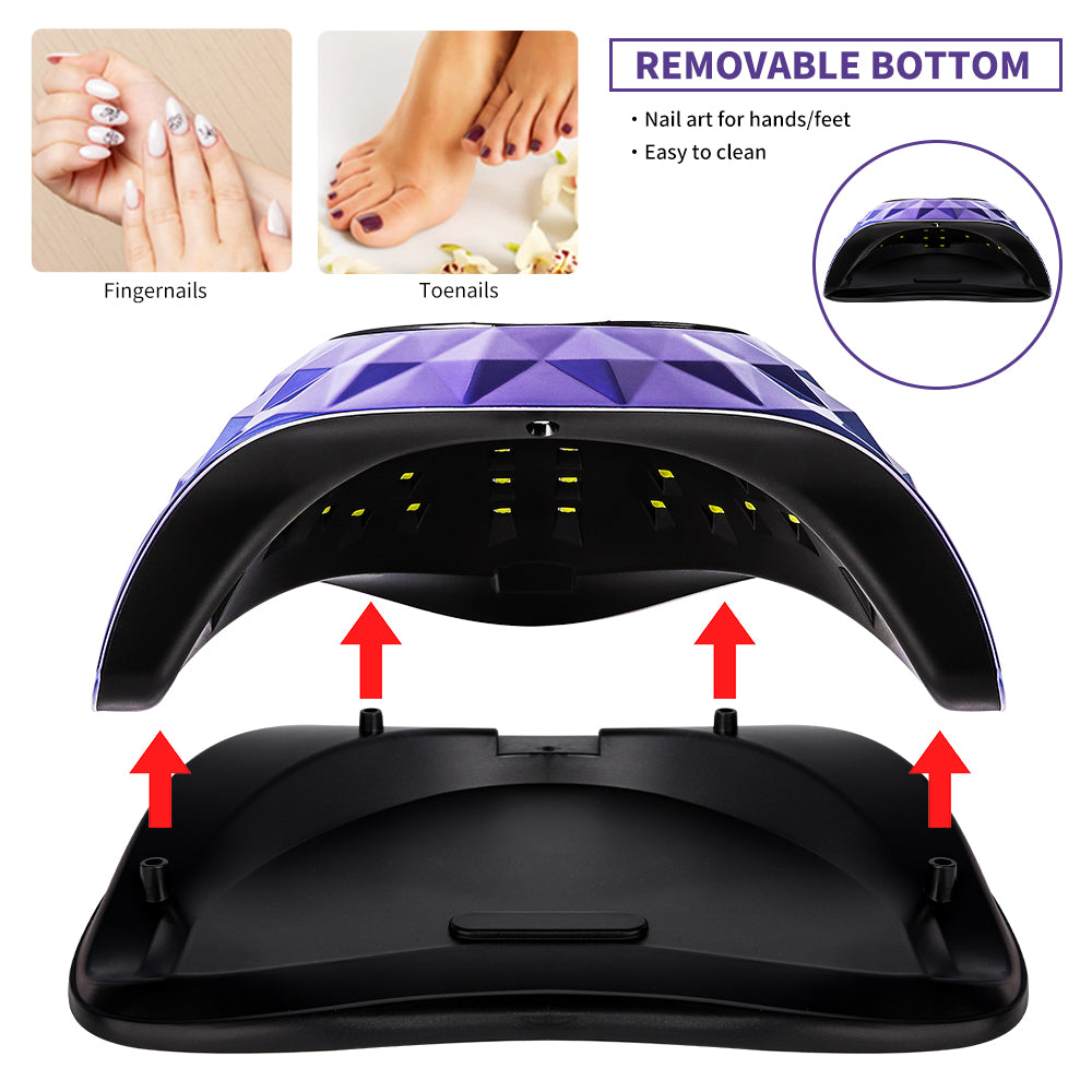 Professional LED Gel Nail Lamp - Fast Drying Nail Dryer with 4 Timers