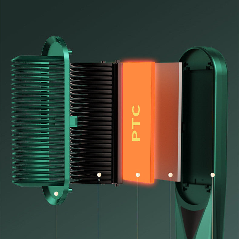 Dual-Use Hair Curler and Straightener - Electric Anion Curling Iron & Flat Iron