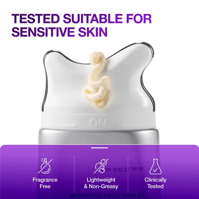 Neck and Facial Massage Cream - 80ml Moisturizing & Cleansing