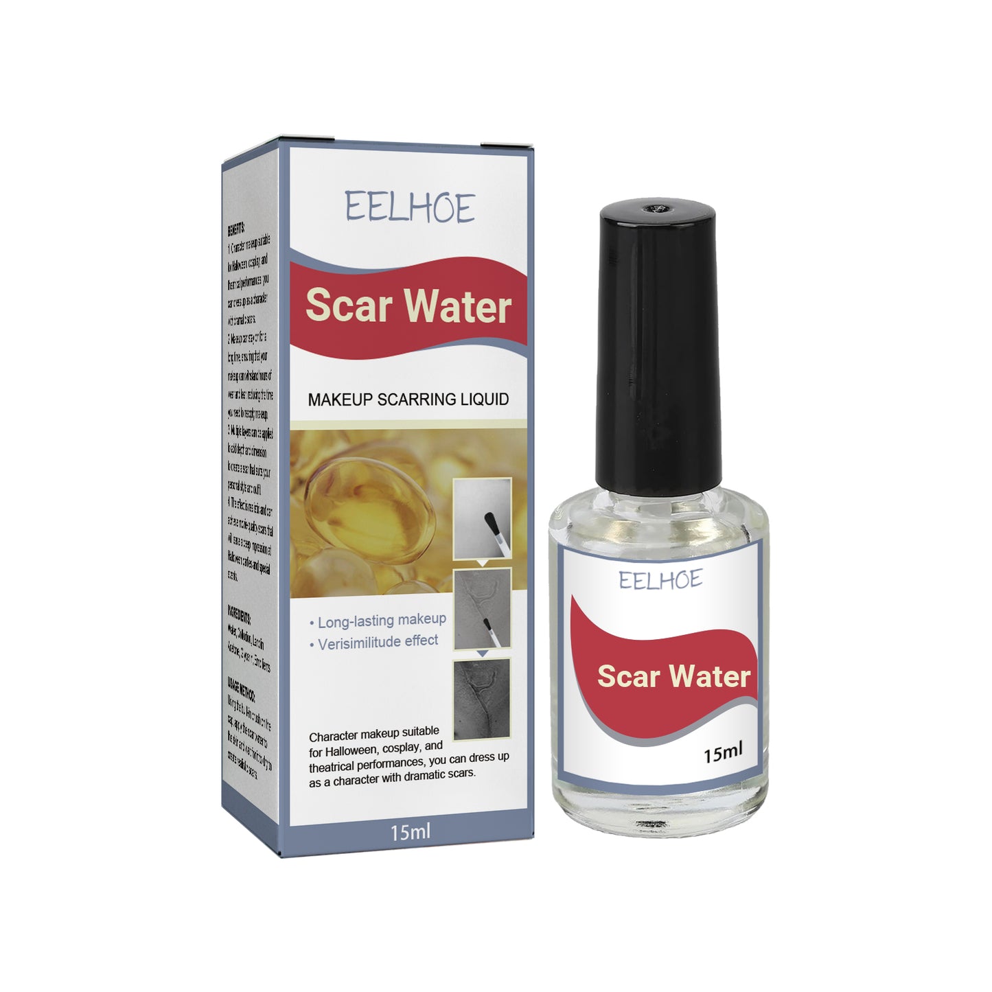 Professional Special Effects Scar Liquid for Halloween Costume Makeup