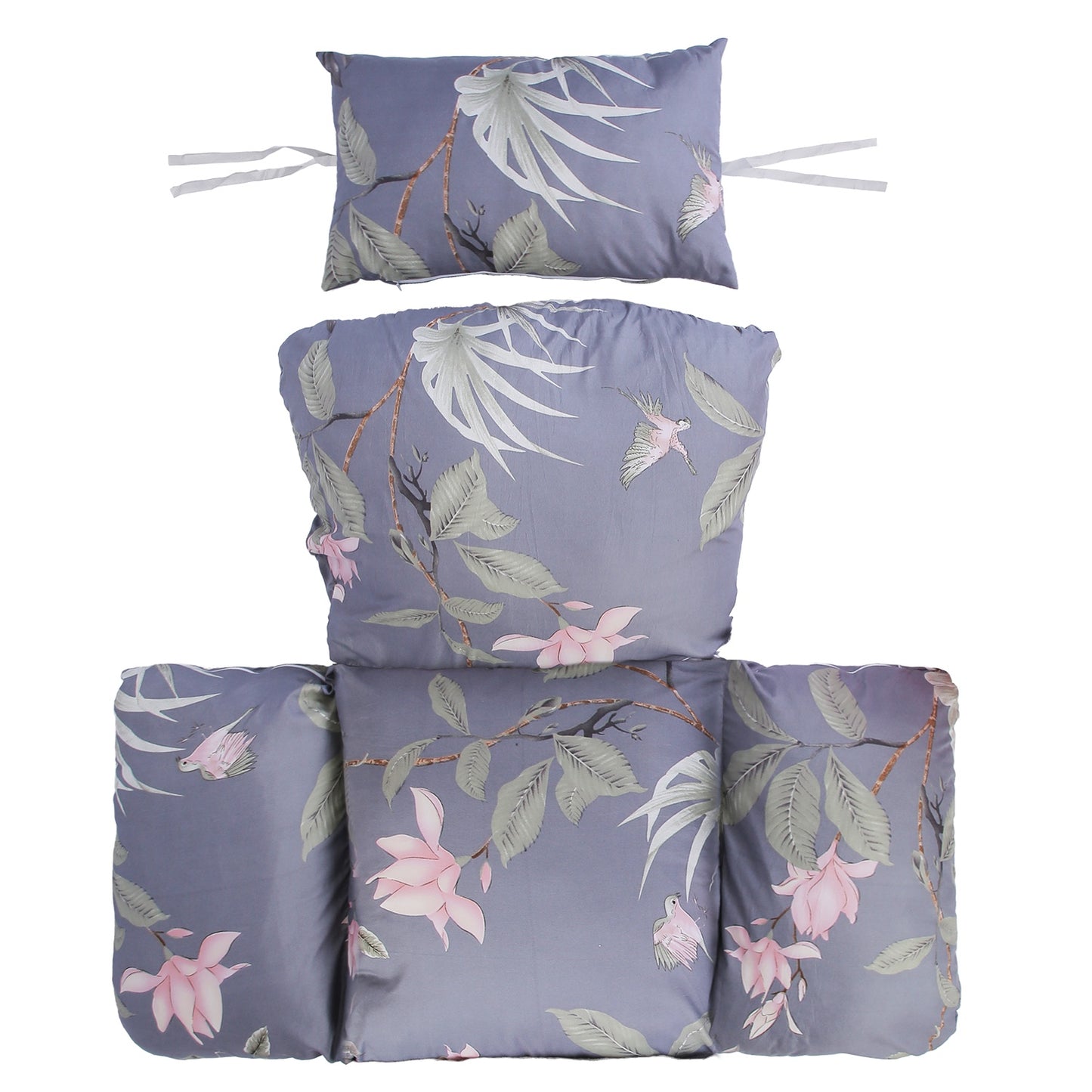 Thick Soft Egg Chair Cushion with Headrest for Hanging Chairs