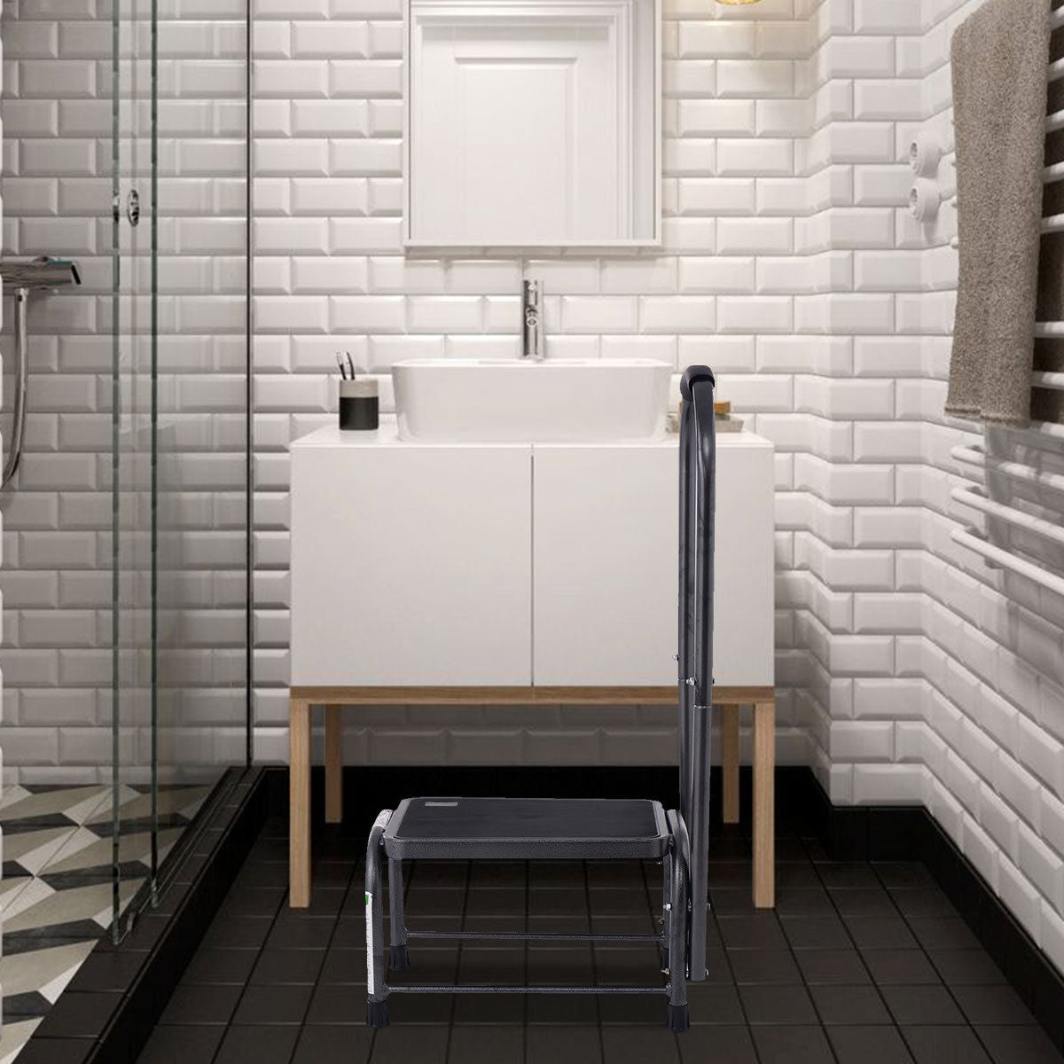 Heavy Duty Non-Slip Step Stool - 330 Lbs Capacity