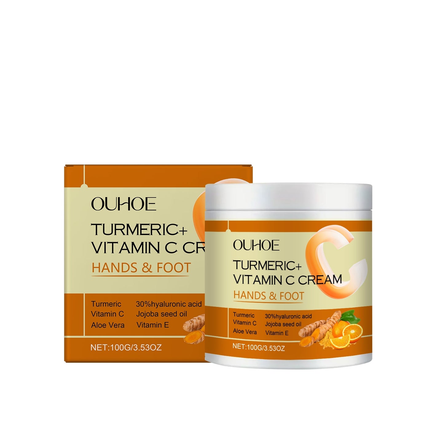 Vitamin C Firming Face Cream with Hyaluronic & Jojoba Oil - 100g