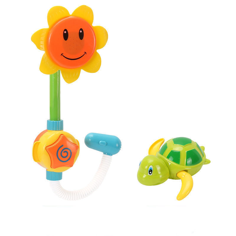 Kids Water Play Bath Toy Set with Water Spraying Ducks and Animals