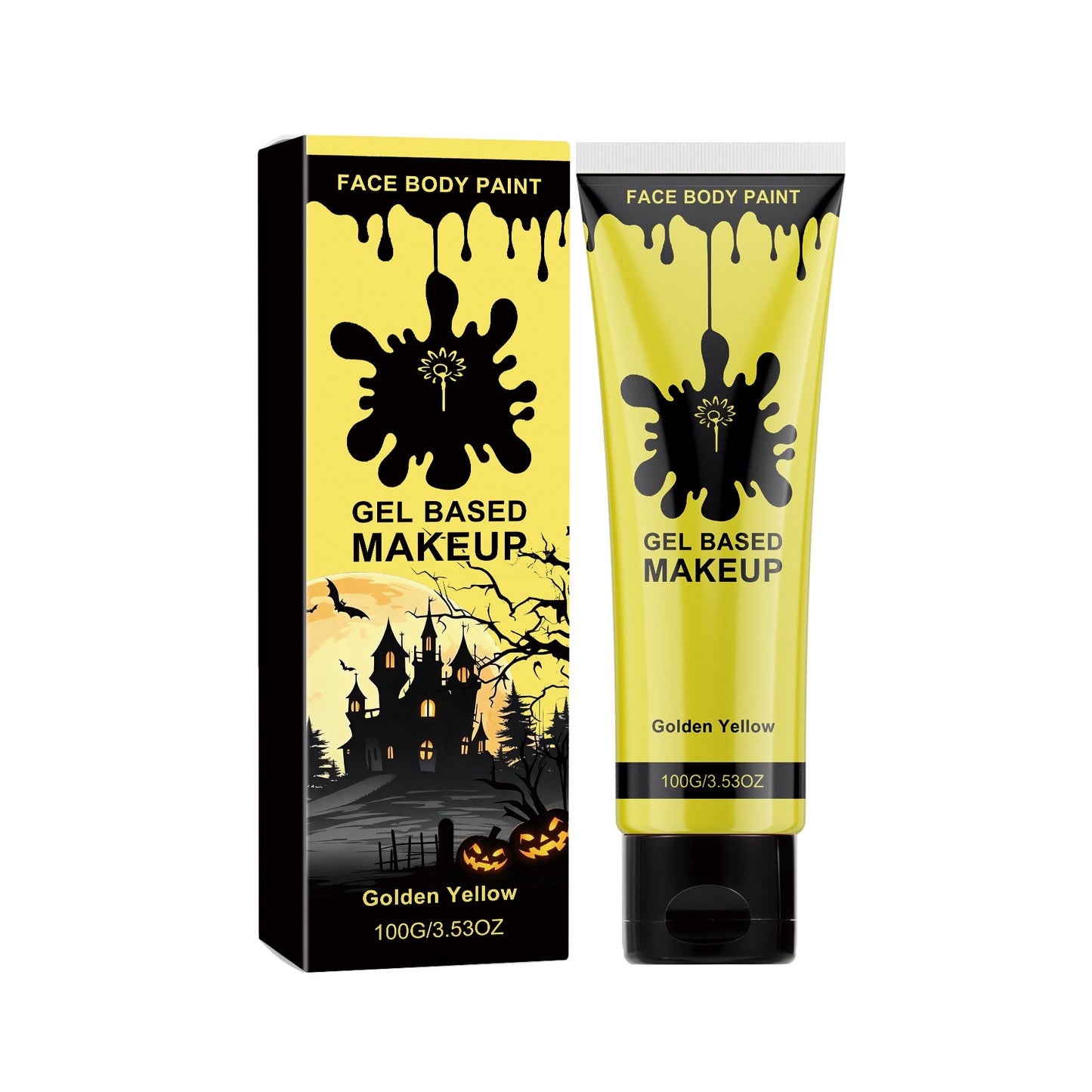 Halloween Body Paint - Water-Based Face and Body Makeup for Costume Wear