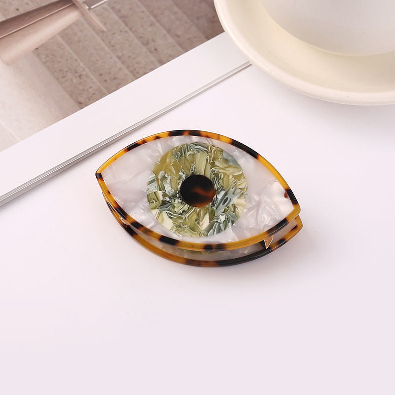 Acetate Hair Clip - Big Eye Design