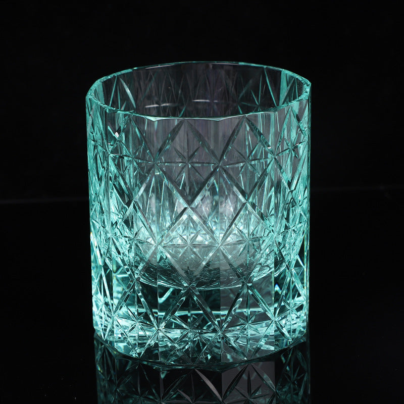 Lead-Free Crystal Whiskey Shot Glasses - 1-100ML Drinkware for Home Bar