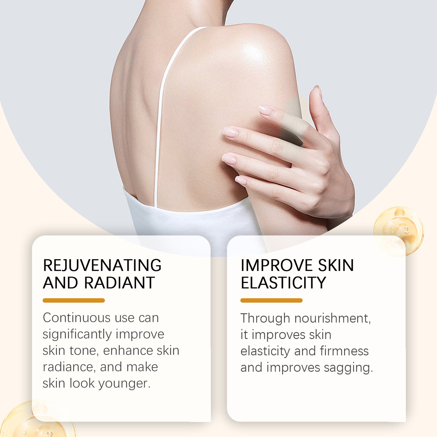 Body Skin Smoothing Moisturizer - Hydrating Firming Cream with Avocado Oil