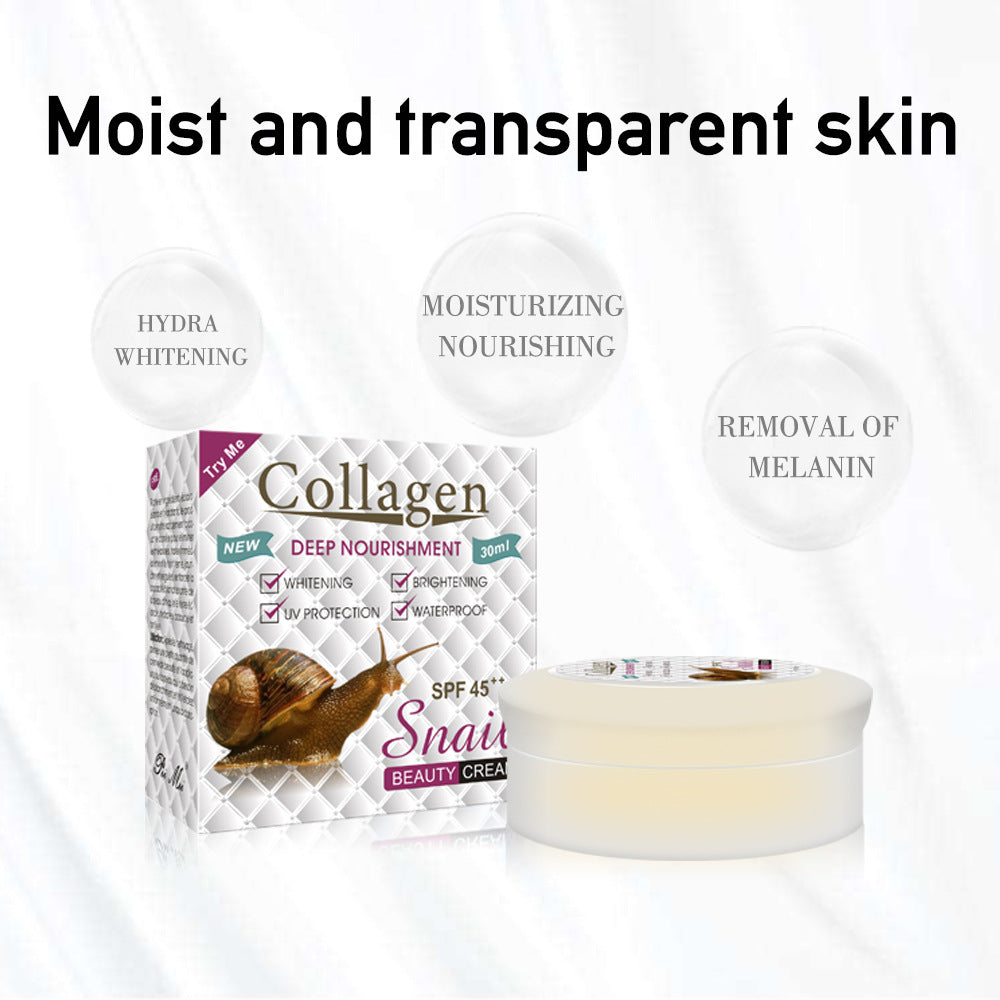 Snail Natural Pearl Face Cream - Hydrating Skin Care for All Skin Types 30ml