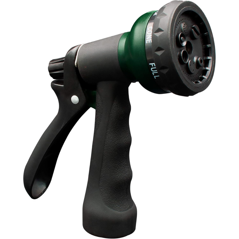 7-Pattern Garden Hose Nozzle for Lawn, Car Wash & Garden Watering
