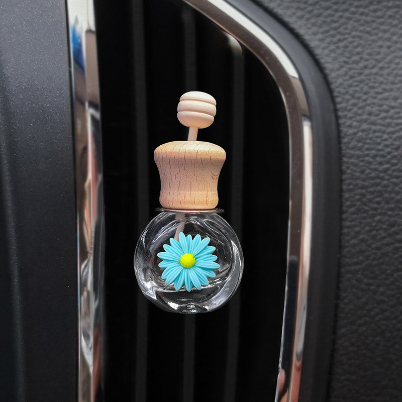 Small Daisy Flower Car Aromatherapy Diffuser Clip - Interior Decor Gift