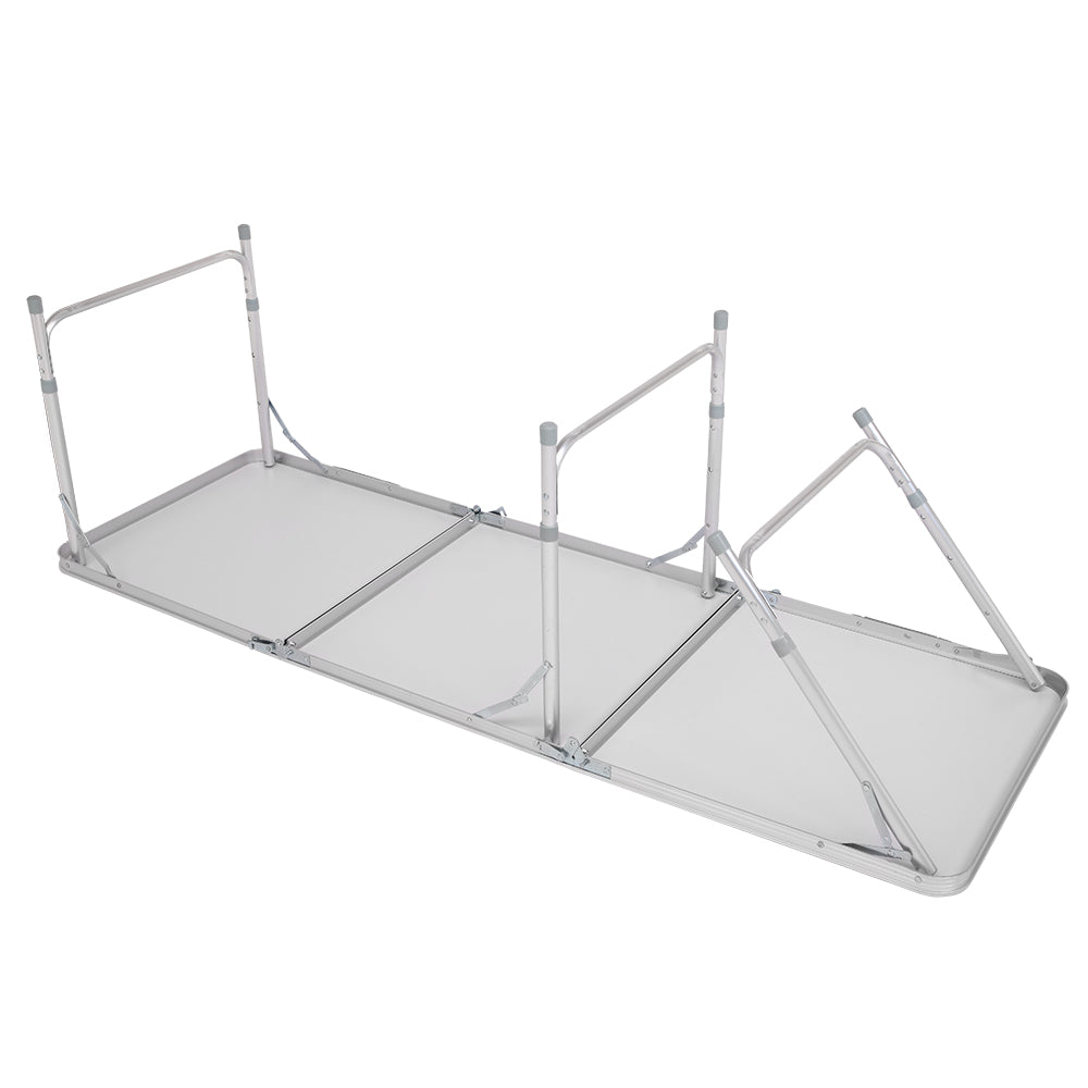 6ft Aluminum Alloy Folding Table - Outdoor & Camping Use