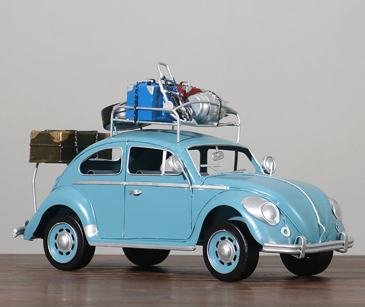 Retro Iron Car Model Decoration - Classic Vehicle Home & Garden Prop
