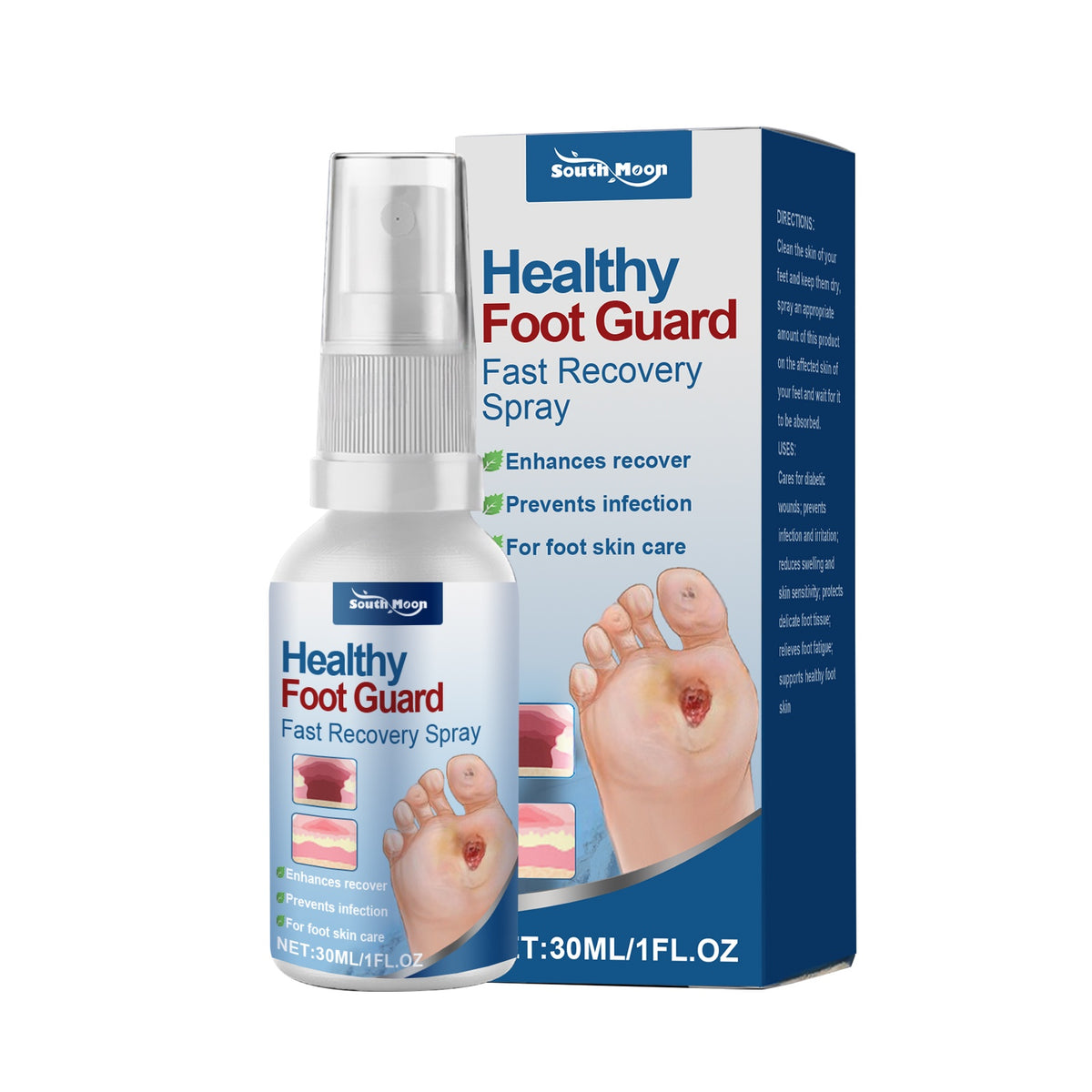 Fast Recovery Spray for Skin and Body - 30g