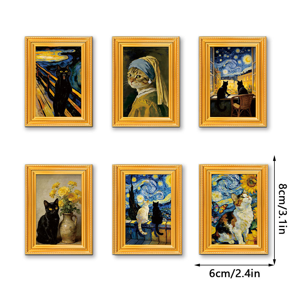 Creative Quirky Oil-Painting Refrigerator Magnets - Fun Kitchen Decor