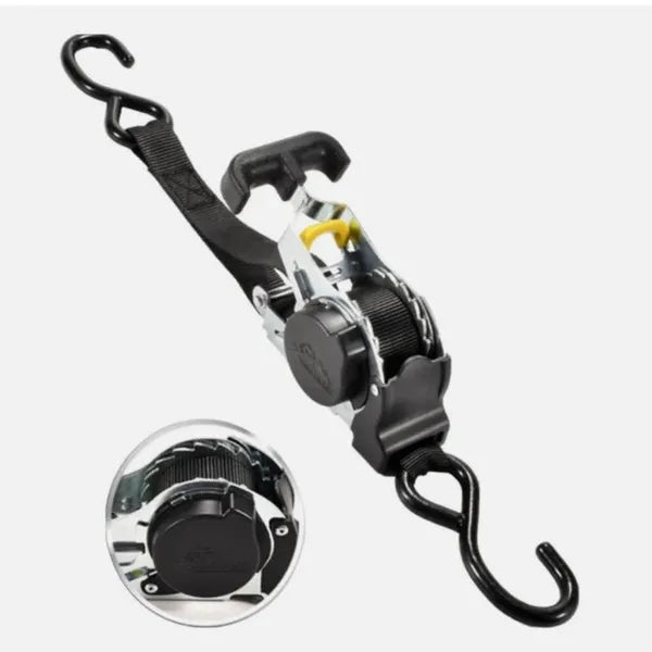 Automatic Cargo Strap with Retractable Webbing - Heavy Duty Tensioner