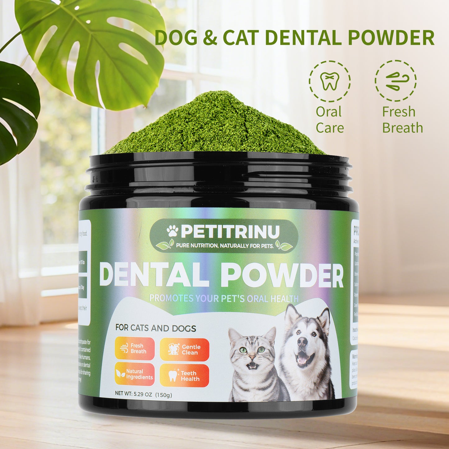 Pet Toothpaste for Cats and Dogs - Oral Care, Fresh Breath, Easy to Use