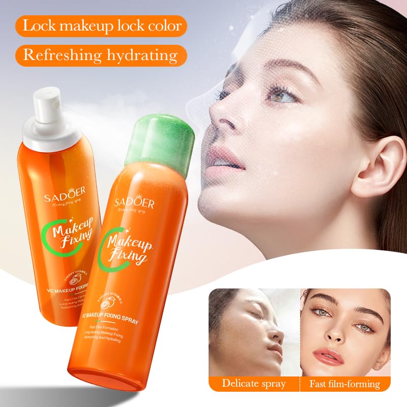 Vitamin C Makeup Setting Spray - 150ml Long-Lasting Hydrating Mist