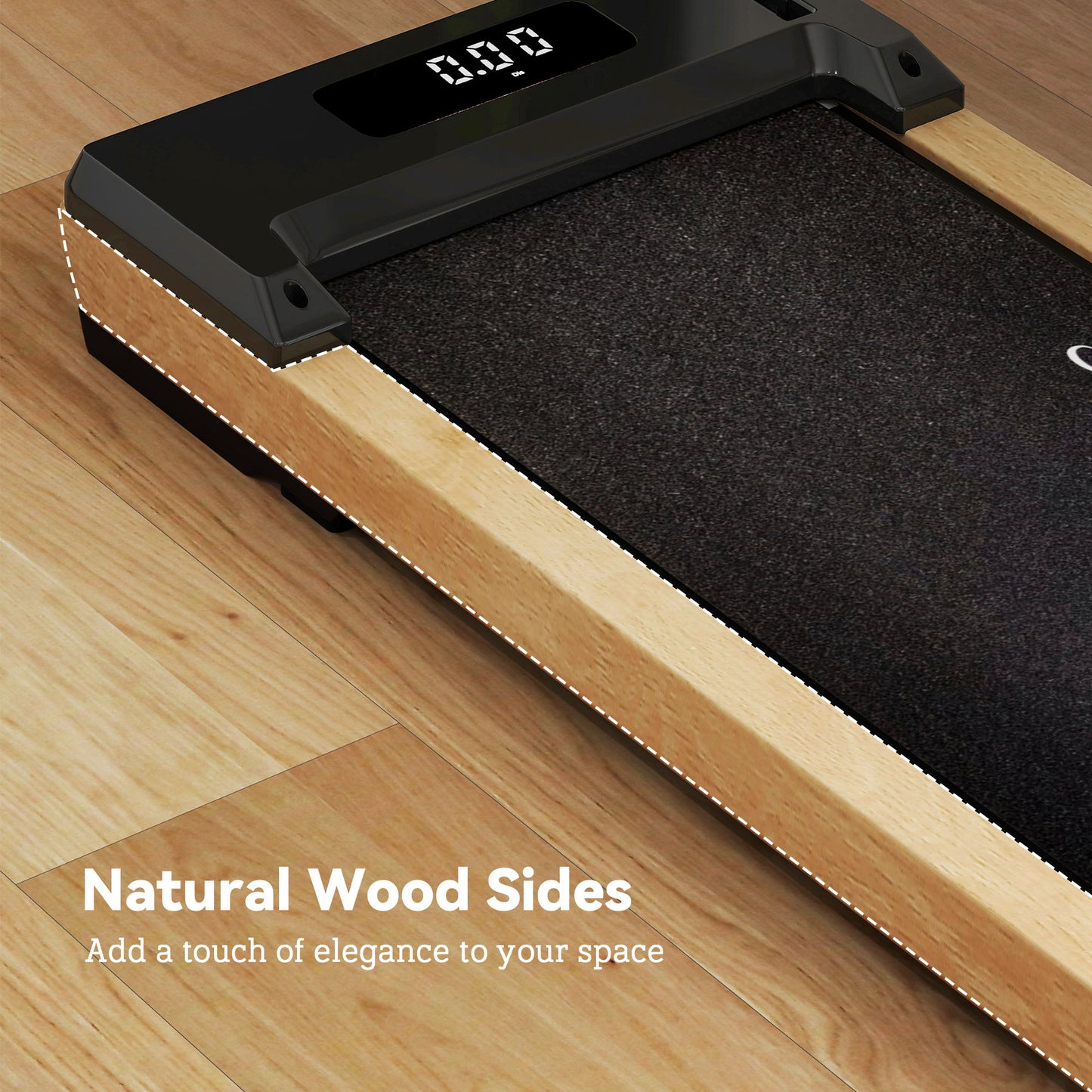 Under Desk Treadmill with Remote Control - 2.5HP Walking Pad