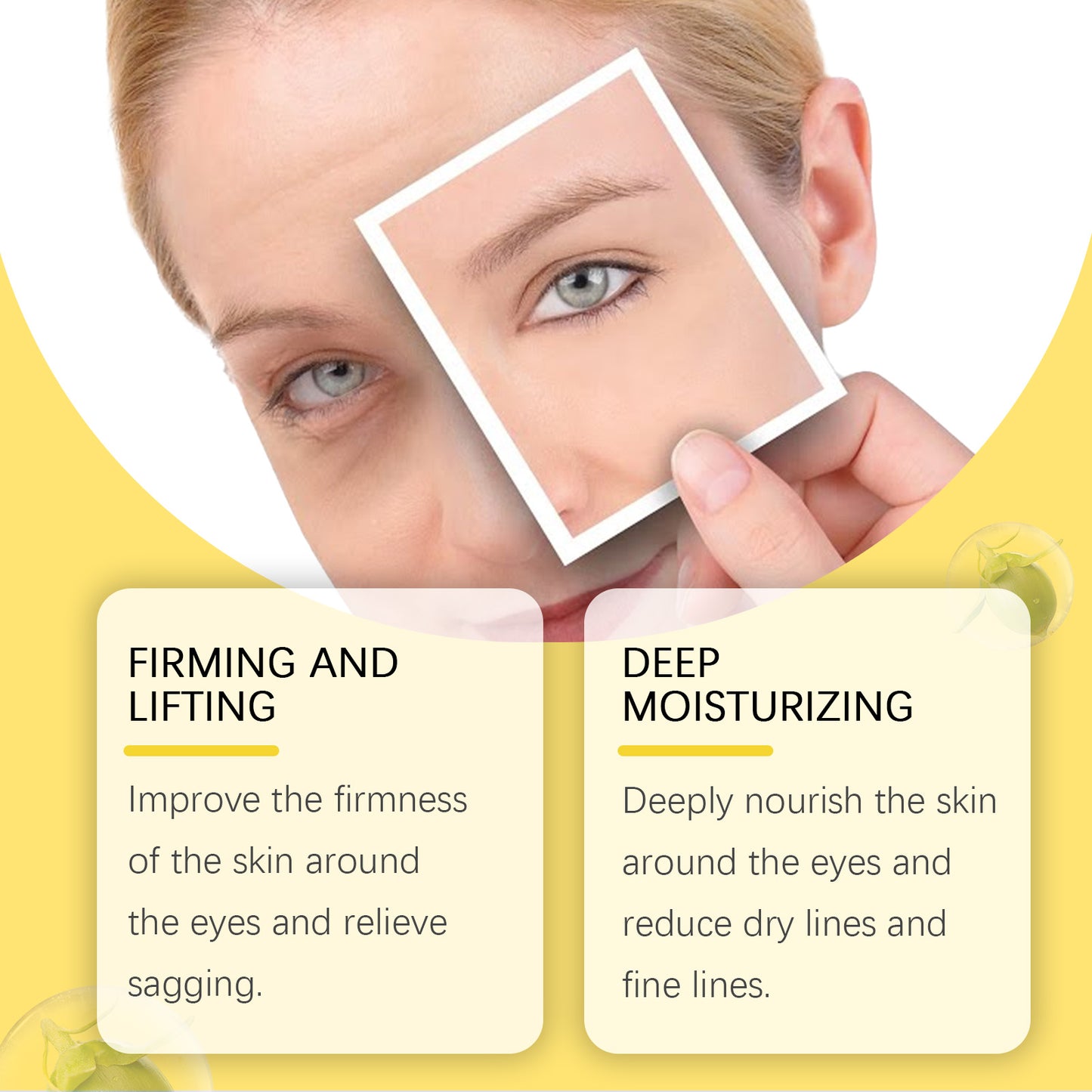 Firming Eye Essence Serum - Anti-Aging Moisturizing Roll-On Treatment 10ml