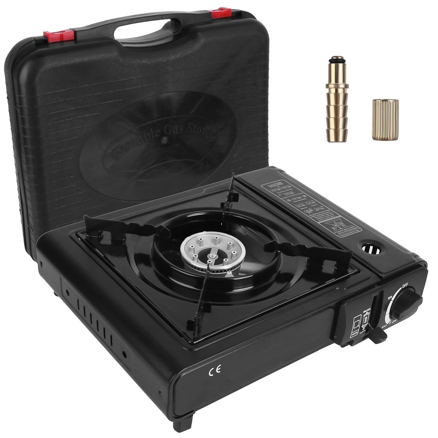 Portable Camping Stove - 3300W Dual Fuel Burner with Ignition