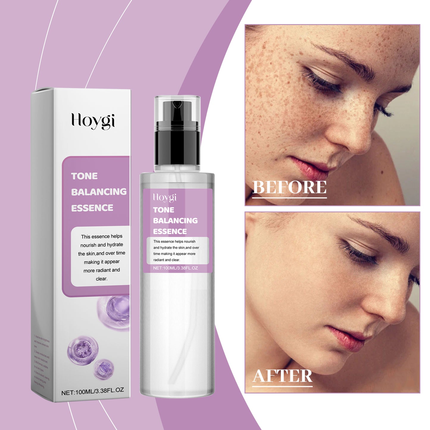 Tone Balancing Facial Essence with Niacinamide & Hyaluronic Acid - 100ml