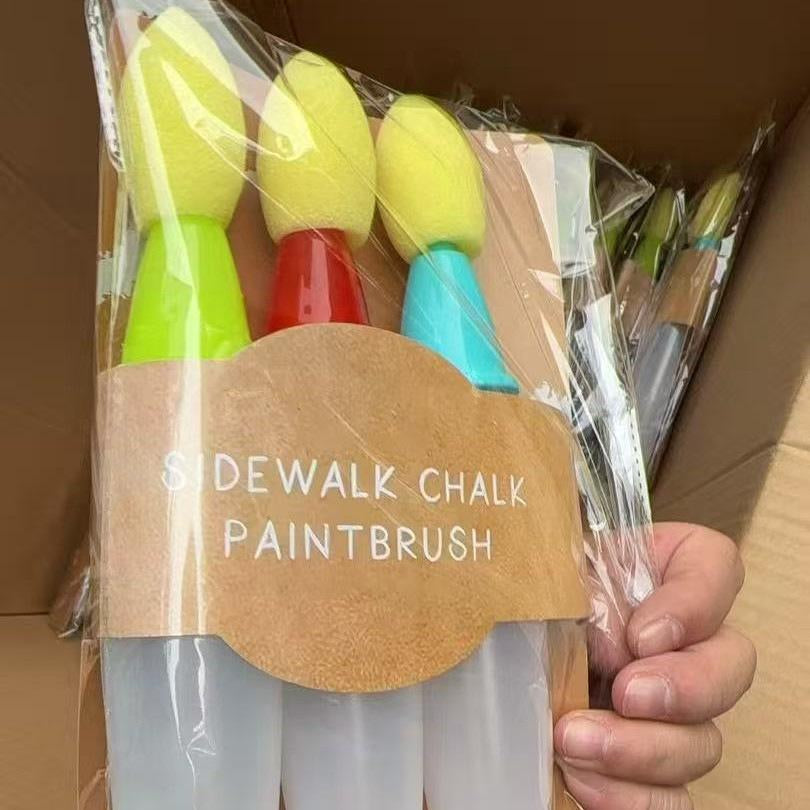 Multi-Color Sidewalk Chalk Paint Set for Kids and Artists - 6-Piece