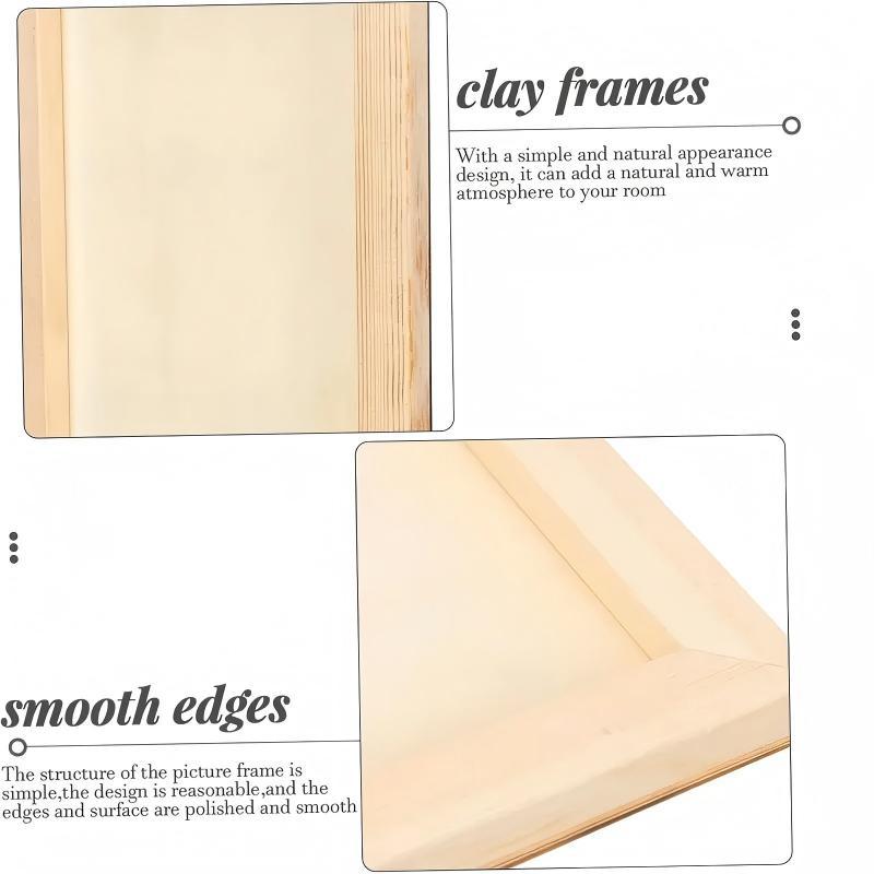 20-Piece Premium Pine Art Panels - Thick & Durable Blank Surfaces
