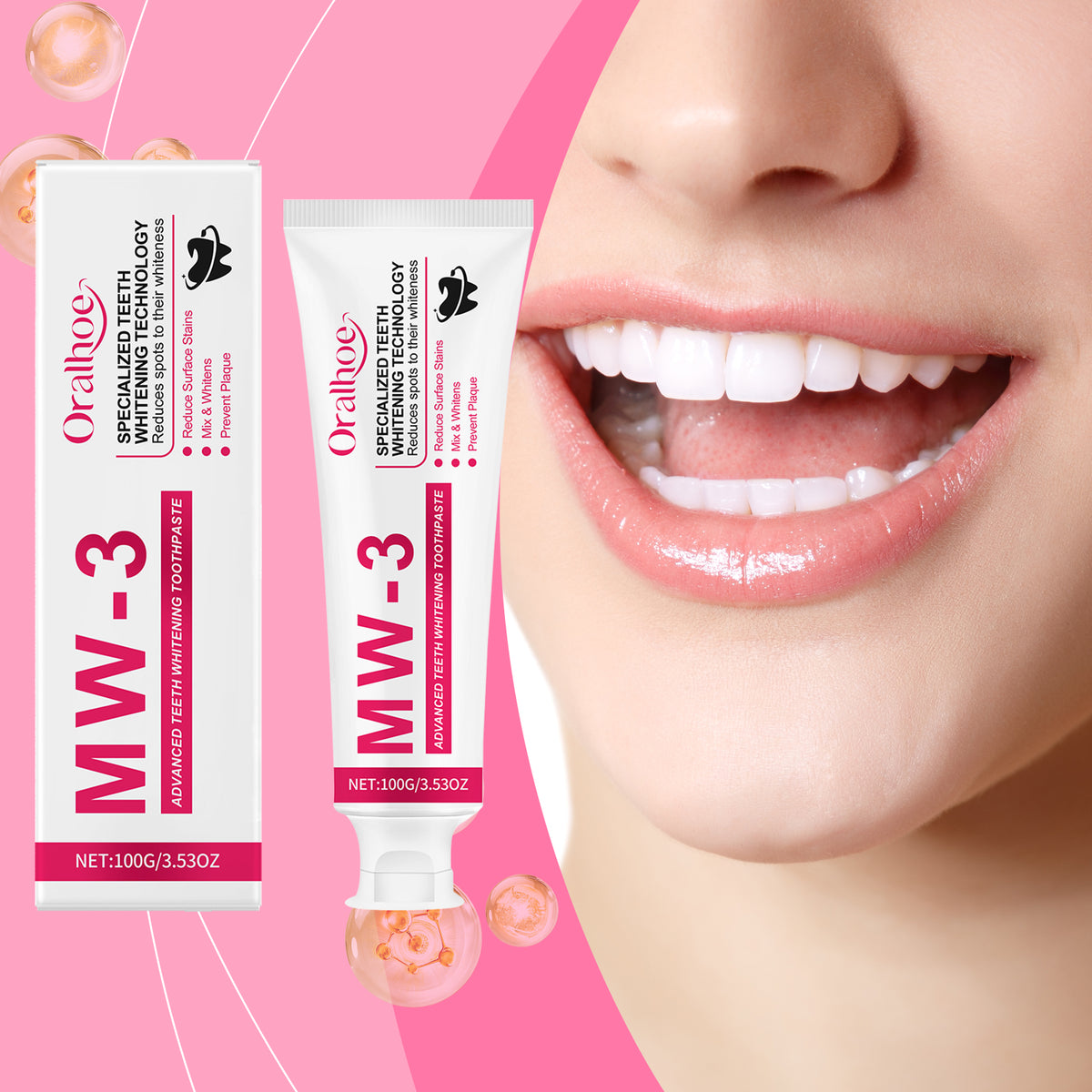 Whitening & Stain-Removing Toothpaste 100g