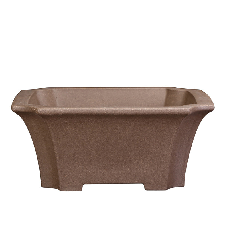 Ceramic Orchid Pot with Breathable Self-Priming Design - Houseplant Flower Container