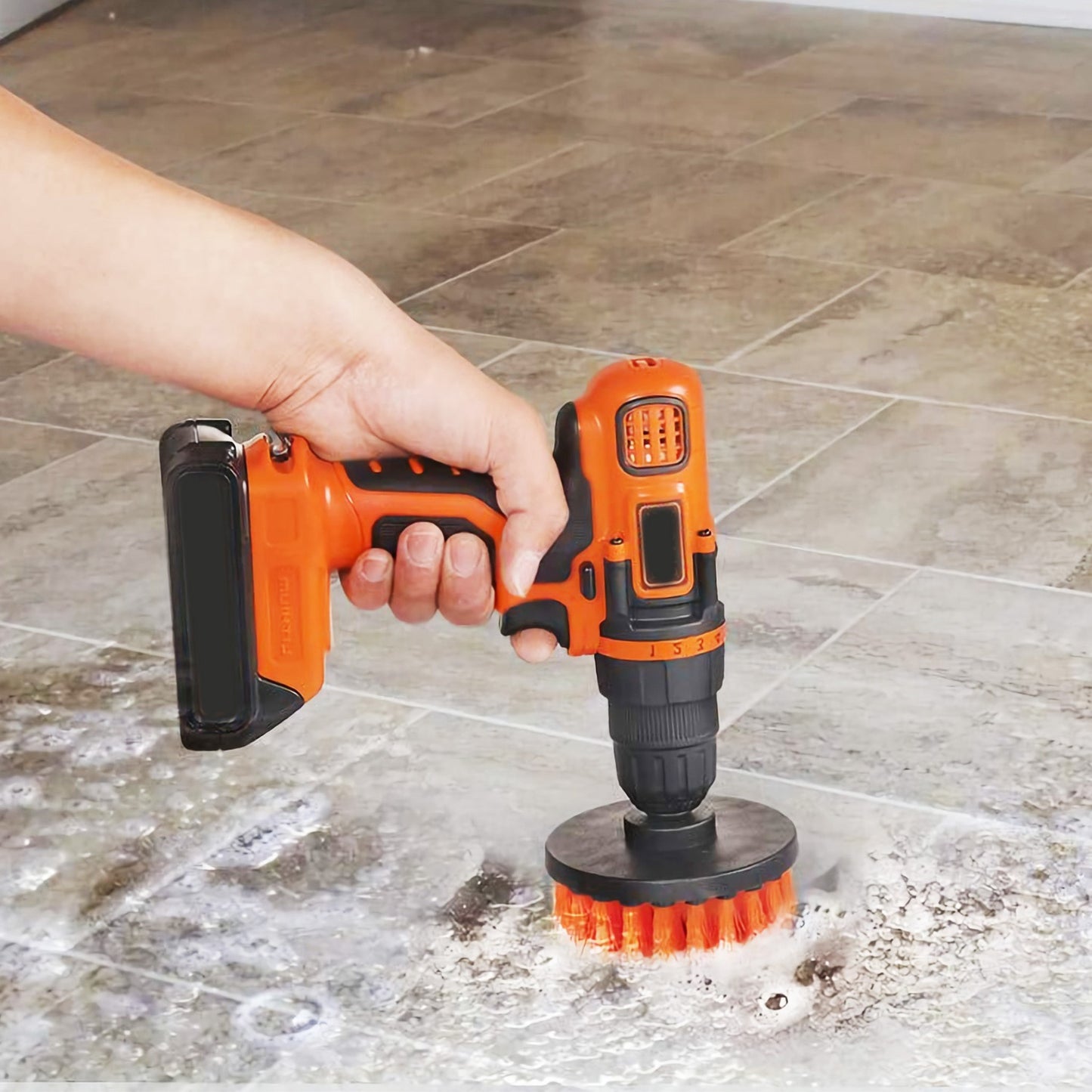 Drill Brush Cleaning Set 3Pcs Power Scrubber for Car, Tile, Bathroom and More