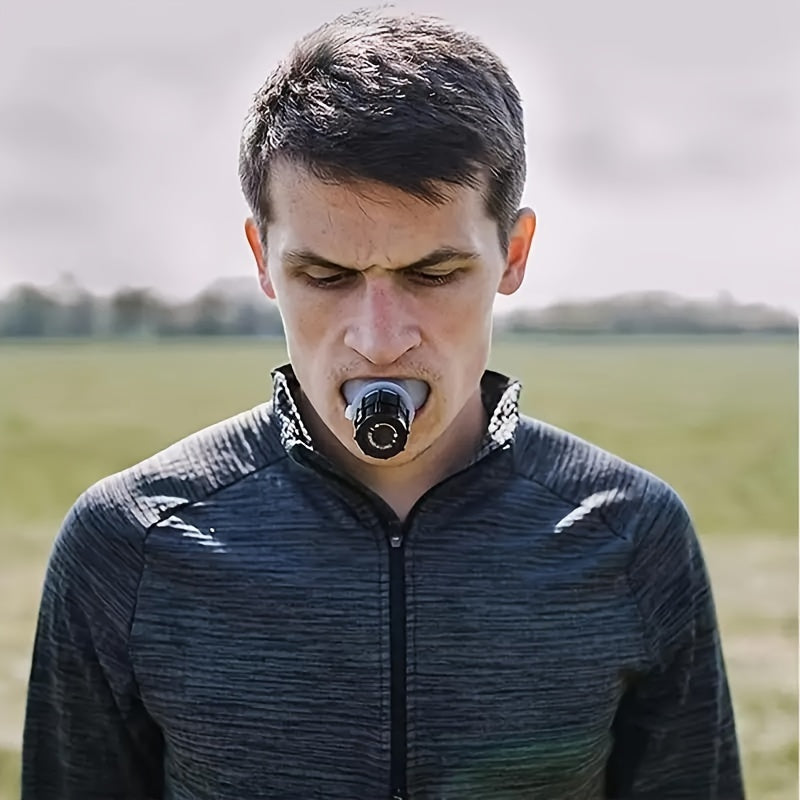 Breathing Exercise Device for Lung Capacity Training - Adjustable Resistance