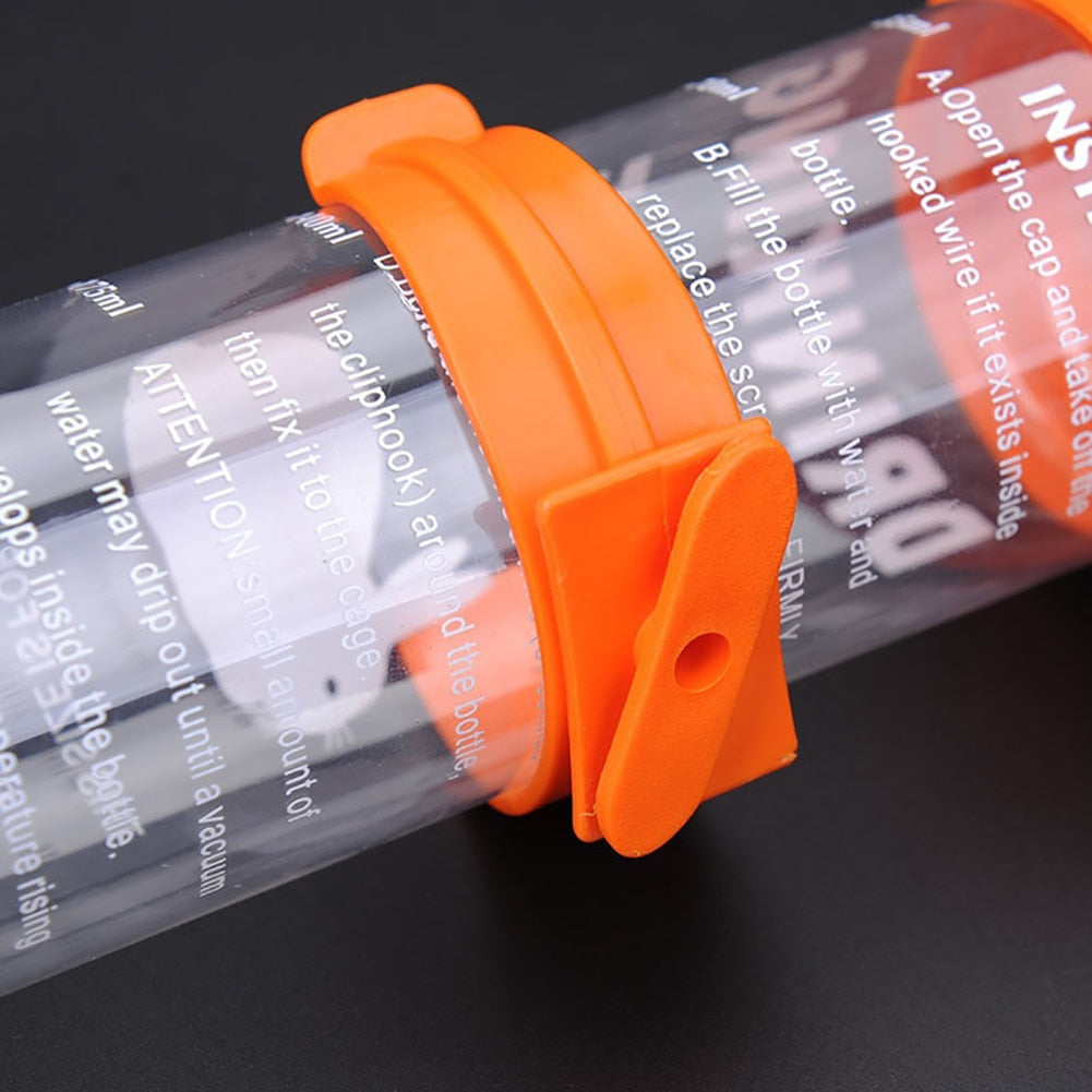 Small Pet Hamster Water Bottle 250ML Plastic Drinking Dispenser with Leak-Proof Design