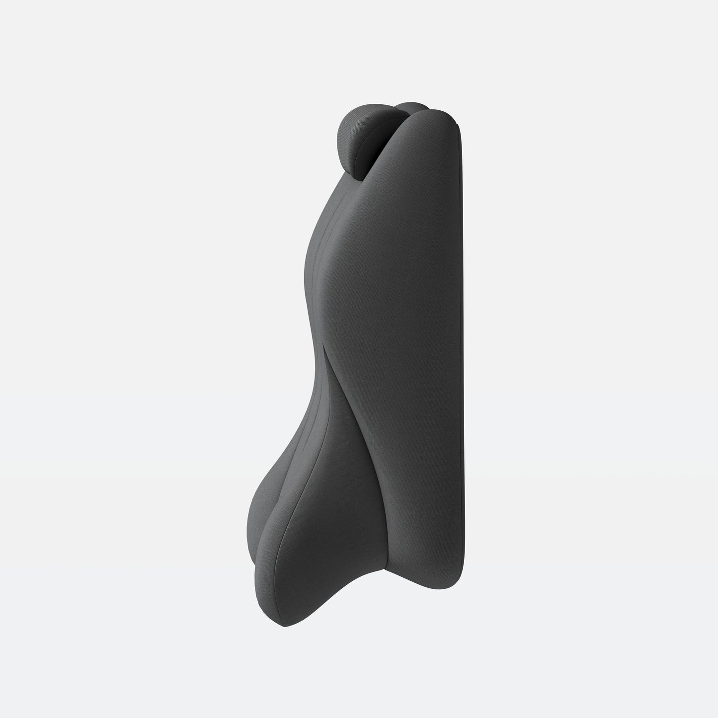 Ergonomic Memory Foam Wedge Pillow for Couples - Dark Grey
