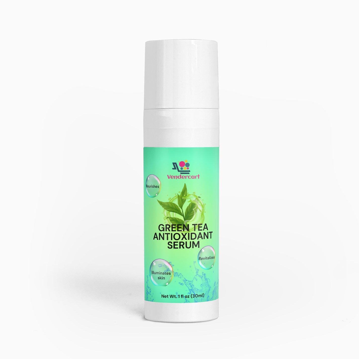 Green Tea Antioxidant Face Serum - Hydrating & Revitalizing Skin Care