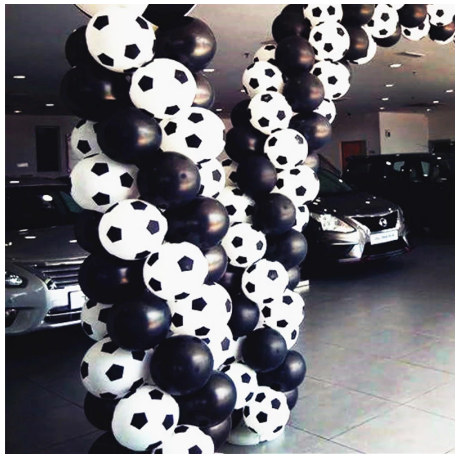Children's Sports Balloon Set - Basketball & Football Theme, 50-100PCS