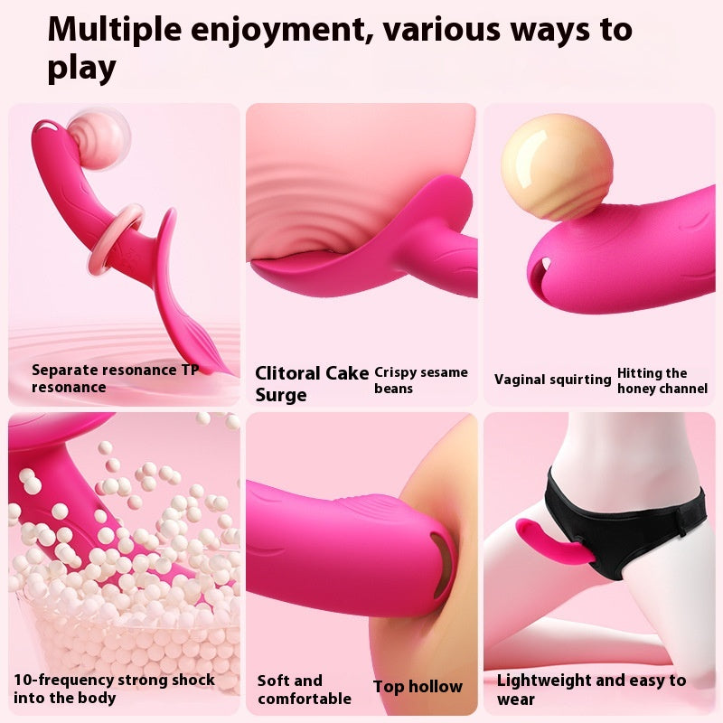 Wear Pants Double Shock Underwear - Remote Control Silicone Adult Wellness